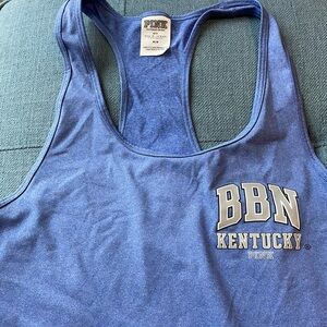 PINK Victoria's Secret Blue Tank Top w/ BBN! Lettering